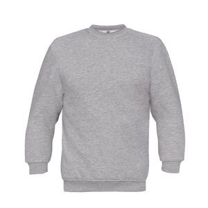 B&C Unisex Adult Set-in Sweatshirt / Heather Grey